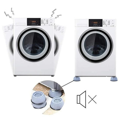 🔥LAST DAY SALE 49% OFF-🏡  Anti-Vibration Washing Machine Pads (4PCs) - Noise Reducing & Stabilizing Base for Quiet Operation and Floor Protection 🧼🔇