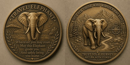 🐘 Travel Elephant Lucky Coin