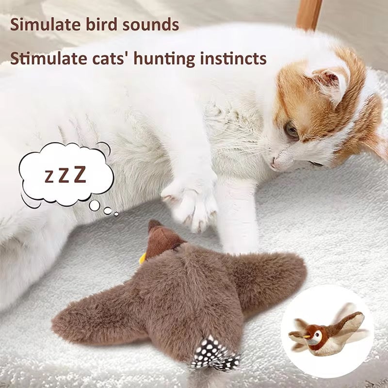 🎅Top Christmas Gift 2025 🎉Flapping Bird Cat Toy😻Cat's New Playmate