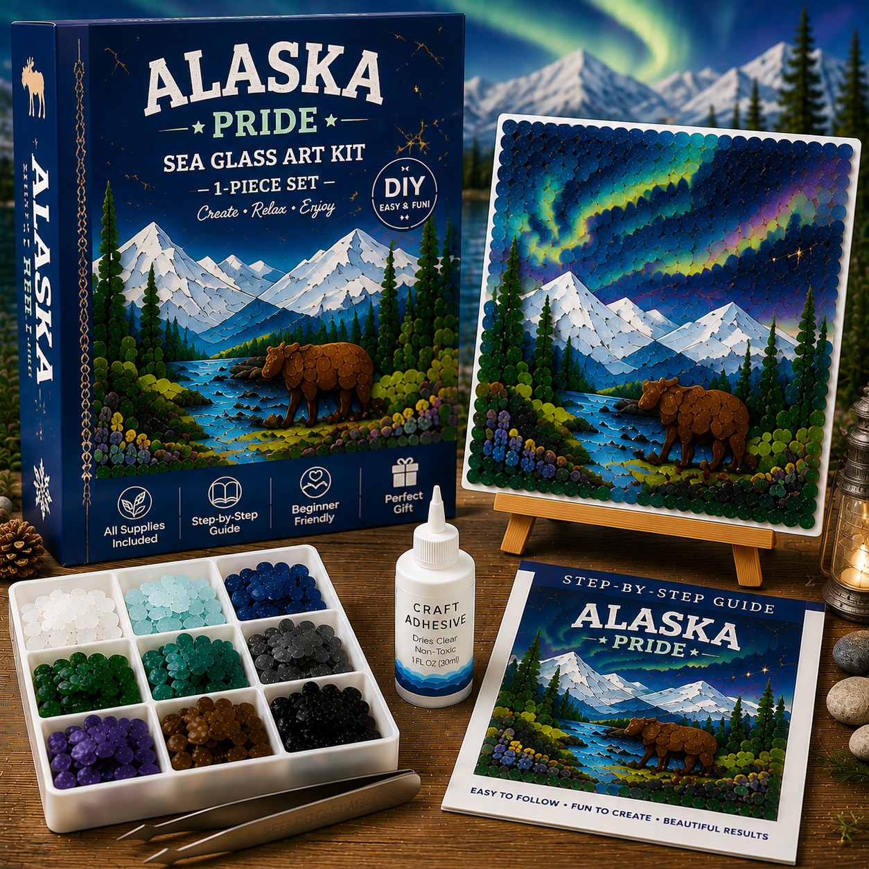 🇺🇸[State] Pride Sea Glass Art Kit