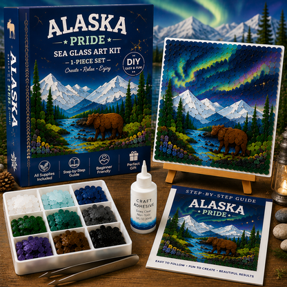 🇺🇸[State] Pride Sea Glass Art Kit
