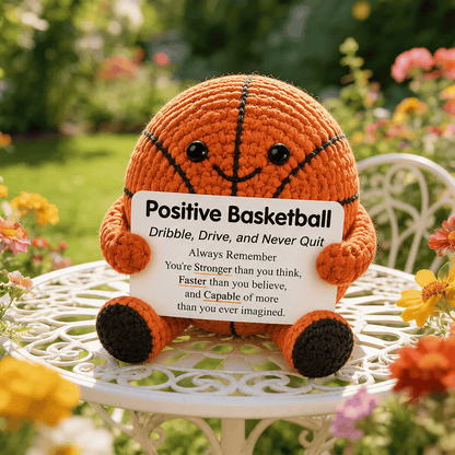 🔥Last Day: BUY 3 GET 1 FREE - ⚽ Positive Soccer Buddy|Handmade Crochet Encouragement Gift 💚