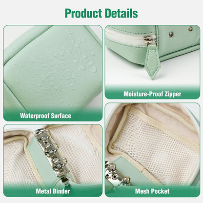 Waterproof Pill Organizer Pouch Set – 14 Removable, Colour-Coded Bags, Easy to Label & Refill