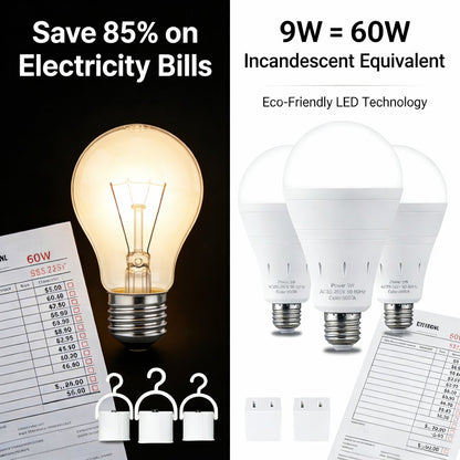 3er-Pack / 6er-Pack Wiederaufladbare Notfall-Glühbirnen 💡