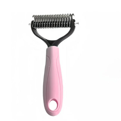 Dual-Sided Pet Grooming Comb for Dogs & Cats