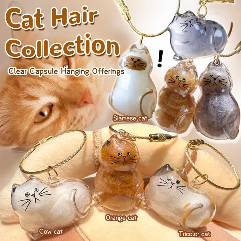 🔥50000+ Sold🐾Pet Hair Memorial Capsule Keychain