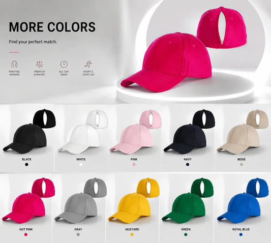 Magnetic Ponytail Cap – Sun Protection Meets Hair-Friendly Design 🧢💨