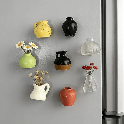 🎁Last Day Sale 49% OFF🌸 Mini Ceramics Vase Fridge Magnet