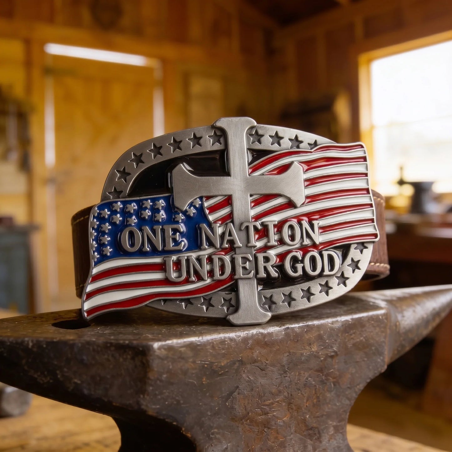 Western Cowboy Belt Buckle – A Symbol of Faith, Strength & Heritage