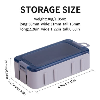 💥🔥Hot Listing🧲🎣Tackle Storage Box Water Resistant Magnetic(3-Pack)