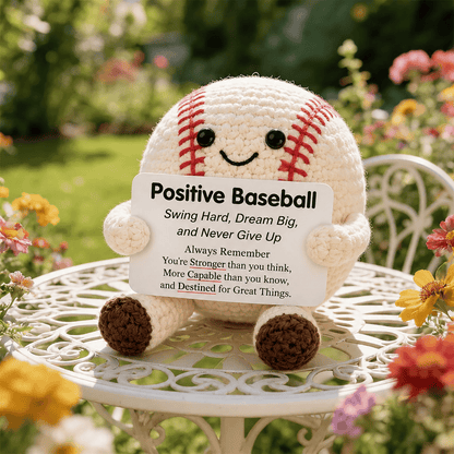 🔥Last Day: BUY 3 GET 1 FREE - ⚽ Positive Soccer Buddy|Handmade Crochet Encouragement Gift 💚