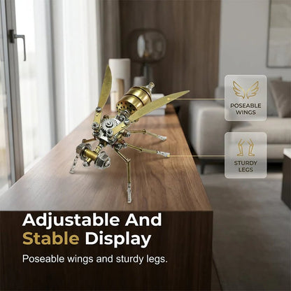 3D Metal Bee Puzzle Assembly Model Kit