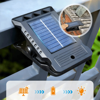 💡 USB & Solar Powered Motion Sensor Clip Lights – Perfect for gardens, balconies, and patios! 🏡✨