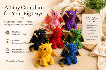 🎁Last Day: BUY 3 GET 1 FREE - 🐲💕Emotional Support Dragon Pocket Buddy