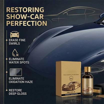 💝Ceramic Car Coating Kit - Deep Gloss, 9H+ Hardness & Extreme Hydrophobic Sh
