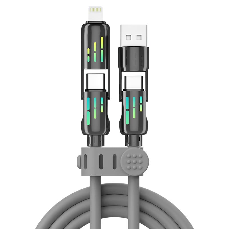 🔥Hot Sale🔥Mfish 240W 4-in-1 USB C Cable (+Free Storage Bag)