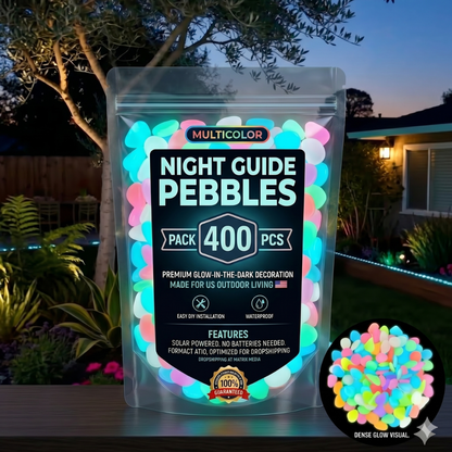 💥LAST DAY SALE 50%OFF💥🌈Colorful Glow-in-the-Dark Garden Stones