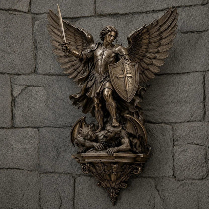 ⏰🕊️St. Michael Guardian Angel Wall Light