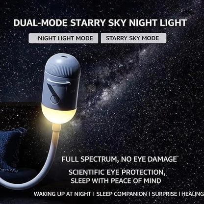 2-in-1 Galaxy Star Projector Starry Projector Light