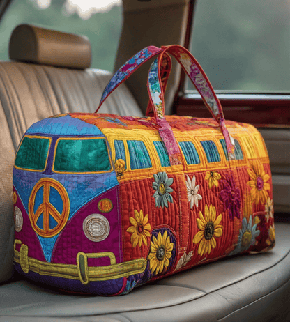 Hippie Van Quilted Duffle Bag