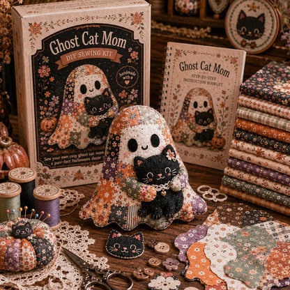 🔥LAST DAY 50% OFF - 👻Little Ghost’s Cozy Halloween DIY Patchwork Kit