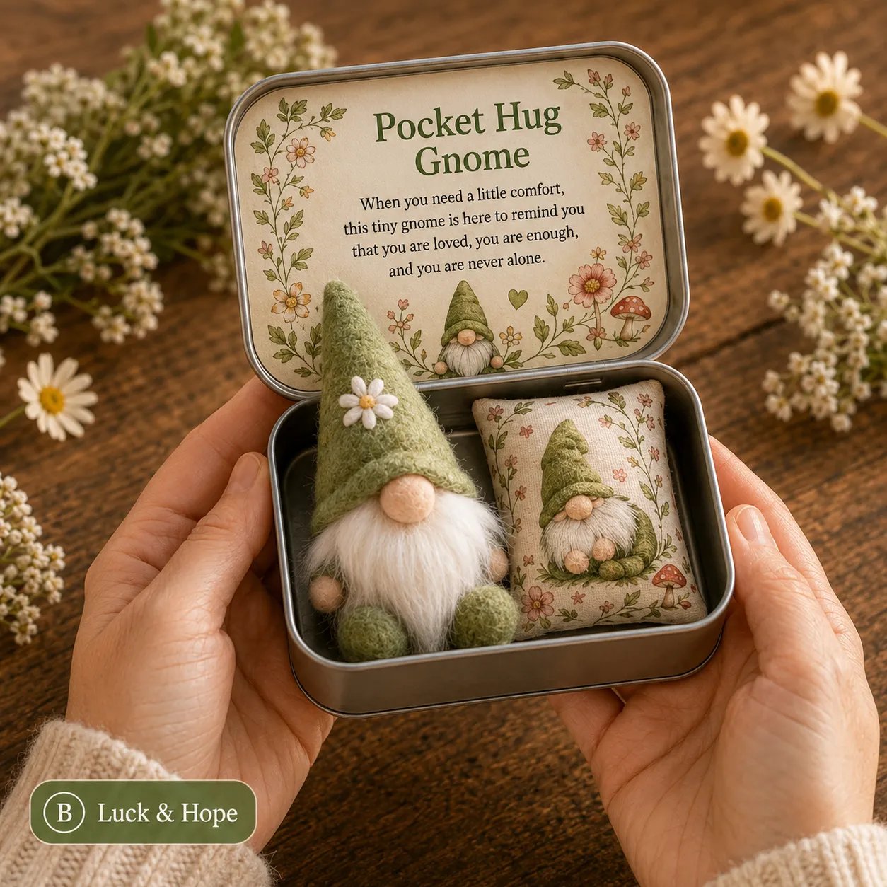 🌿  Luck & Hope Gnome