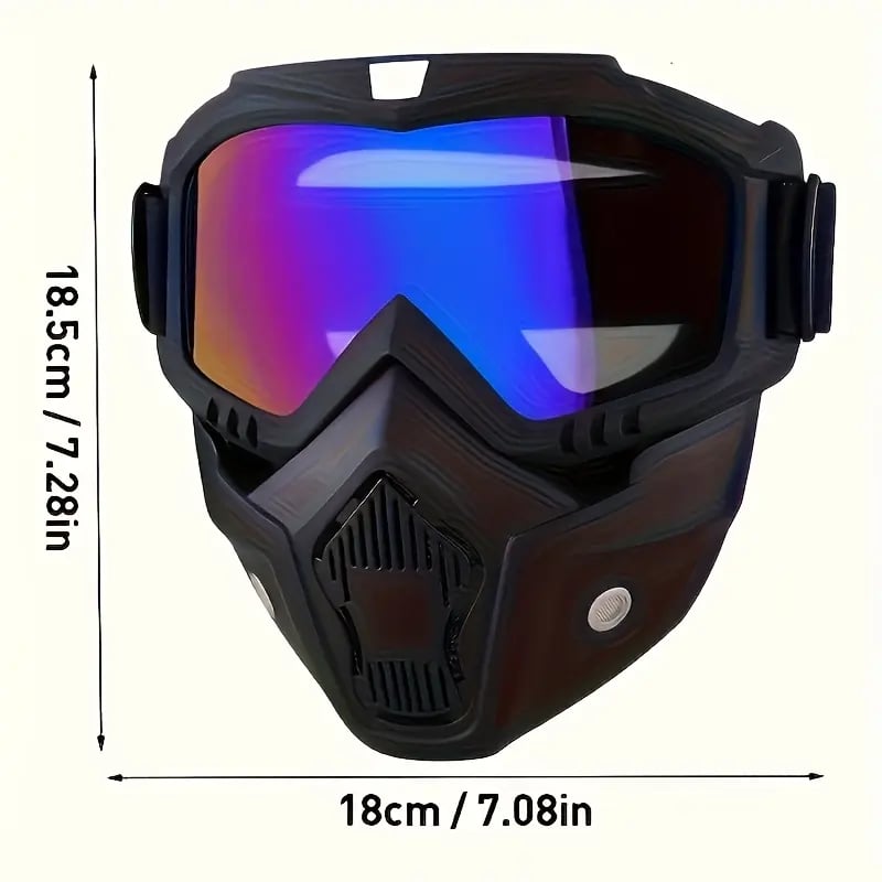🎁Father's Day Gift-🛠️Detachable Full Face Goggle Mask