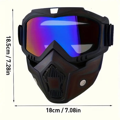 🎁Father's Day Gift-🛠️Detachable Full Face Goggle Mask