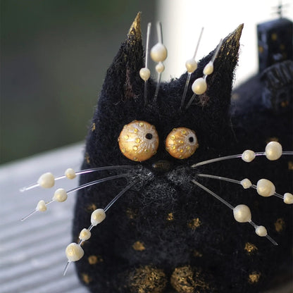 🔥Last Day: BUY 3 GET 1 FREE🎄🎁Wool Felt Familiars – Quirky Handmade Companions🐱