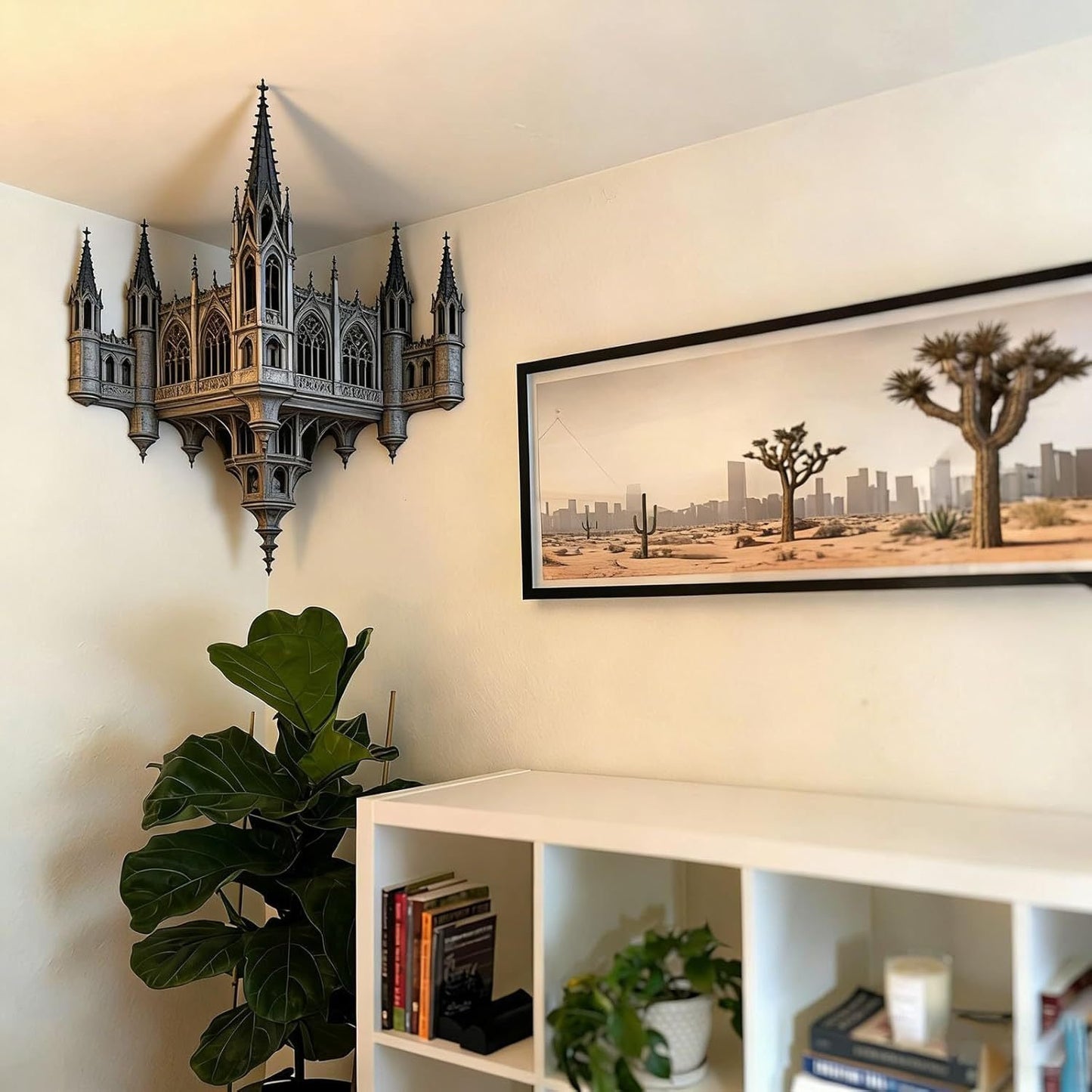 3D Wall Art Optical Illusion Corner Wall Decal