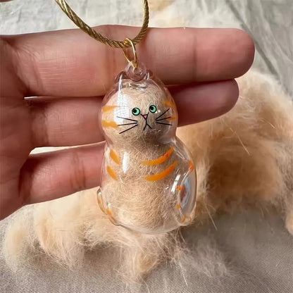 🔥50000+ Sold🐾Pet Hair Memorial Capsule Keychain