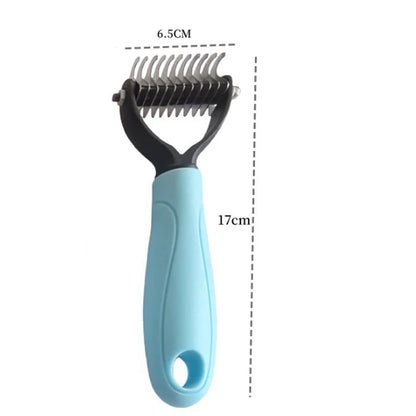 Dual-Sided Pet Grooming Comb for Dogs & Cats