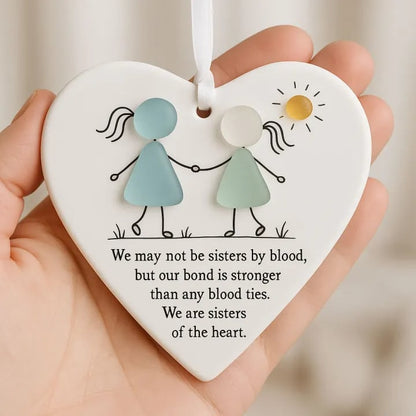❤️Heart-Shaped Sea Glass Friendship Decor🌊✨ Shaped by Nature & Crafted by Hand💝