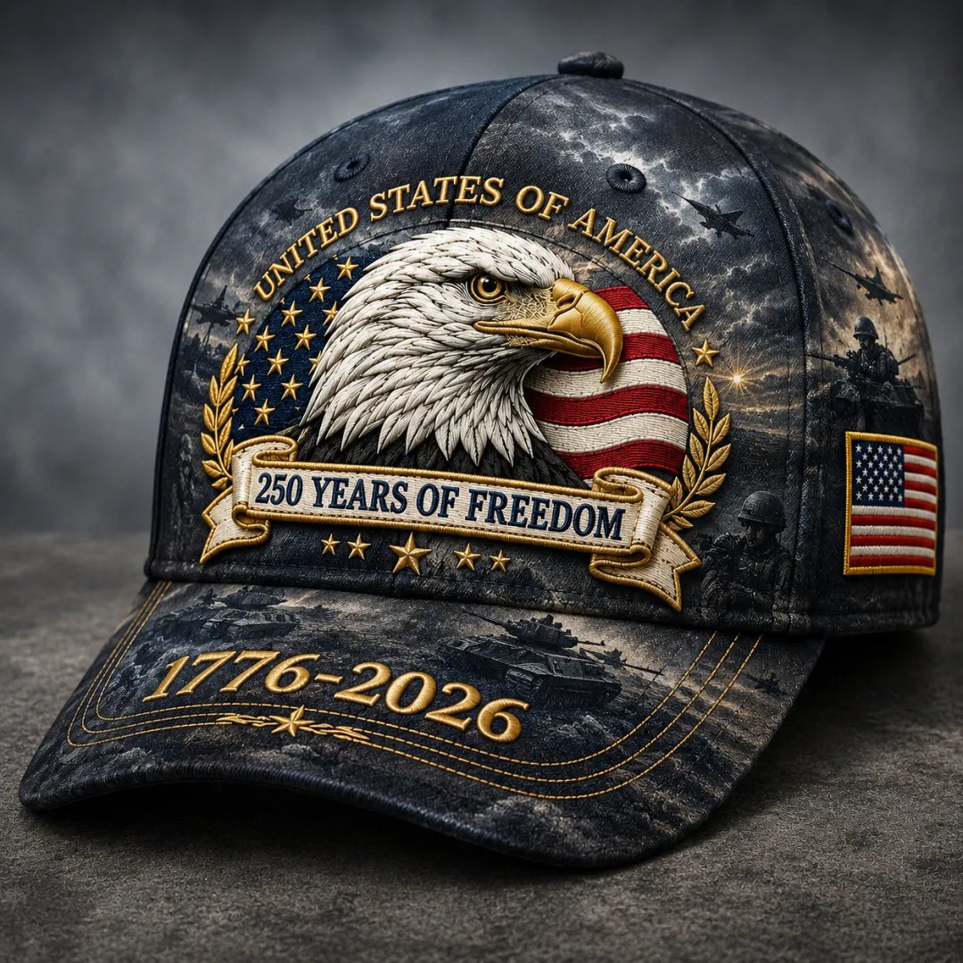 ✨250 Years of Freedom Eagle Cap❤️A proud tribute to America’s strength, sacrifice, and enduring spirit