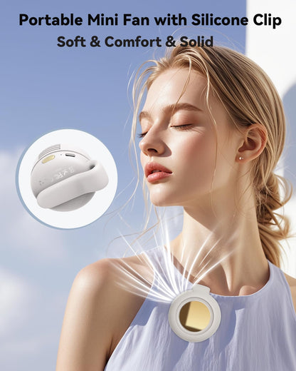360° Rotatable Portable Mini Clip-on Fan