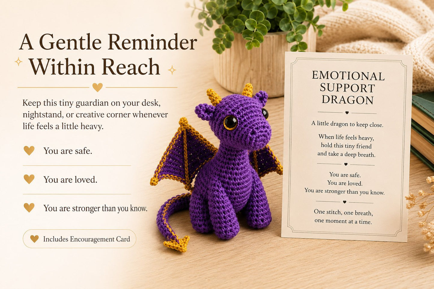 🎁Last Day: BUY 3 GET 1 FREE - 🐲💕Emotional Support Dragon Pocket Buddy