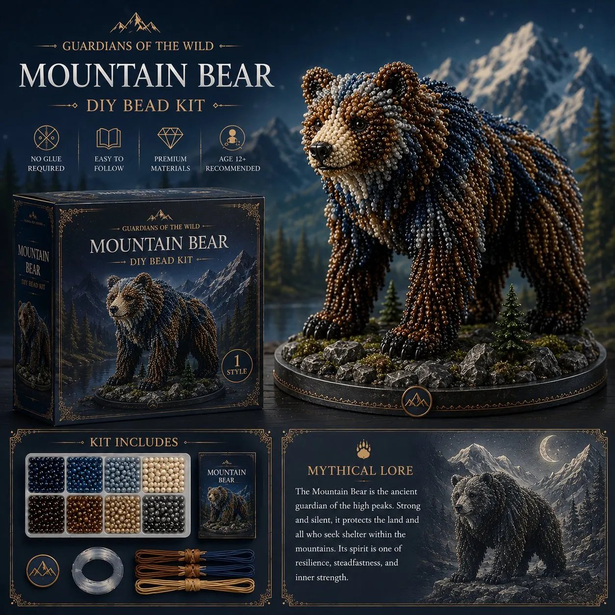🎁3D Animal Guardian DIY Bead Kit Collection-Buy 2 Free Shipping