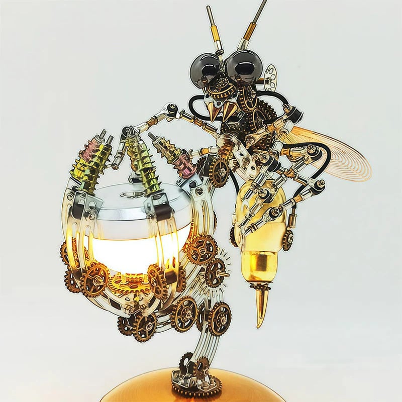 3D Metal Bee Puzzle Assembly Model Kit