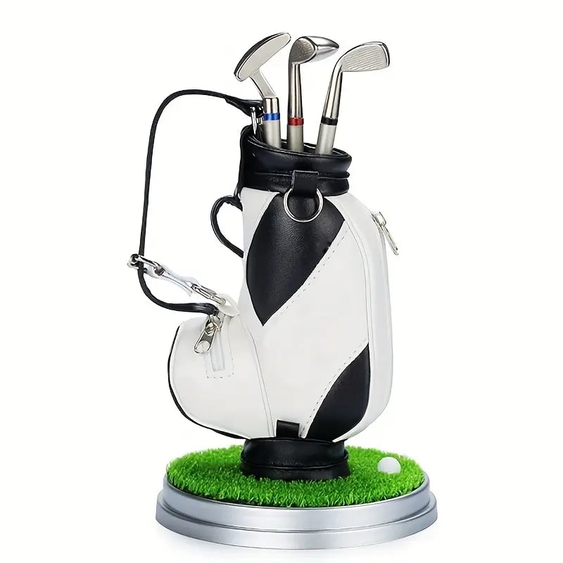 ⛳ Golf Pen Holder + 3-Pen Set 🏌️‍♂️ Elevate Your Desk – A Hole-in-One for Style & Function