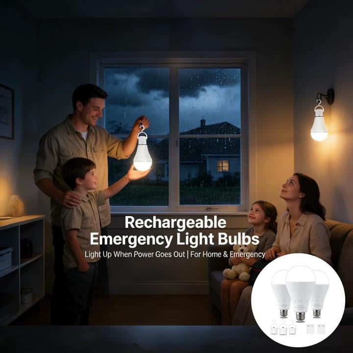 3er-Pack / 6er-Pack Wiederaufladbare Notfall-Glühbirnen 💡