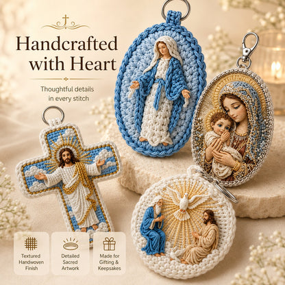 ✨ Handmade Sacred Key Charms | Devotion on the go🧶