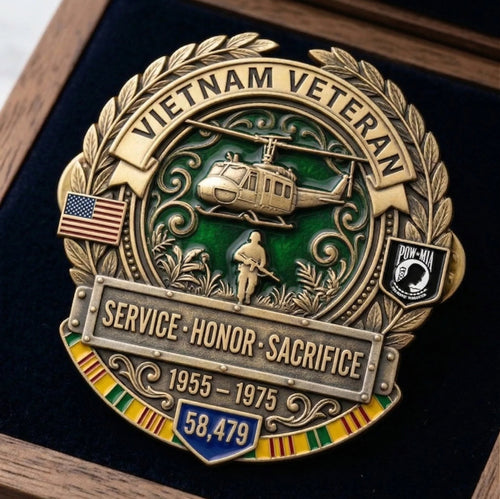 🦅 Last Day Promo: 60% OFF 🎖️Vietnam Veteran Honor Commemorative Pin