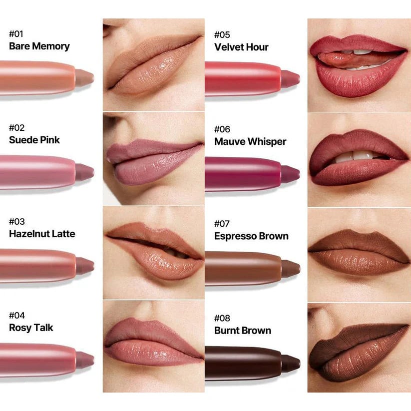 Last Day Buy 1 Get 1 Free Easy Glide Lip Liner — Creamy, Blendable Color with Smooth Application, Summervibes