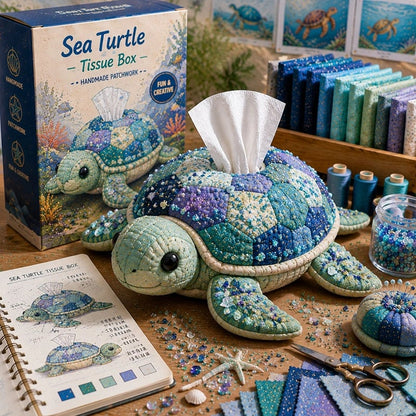🌟 Crafty Critters DIY Tissue Box Kit – Fun Animal & Ocean Friends! 🌟