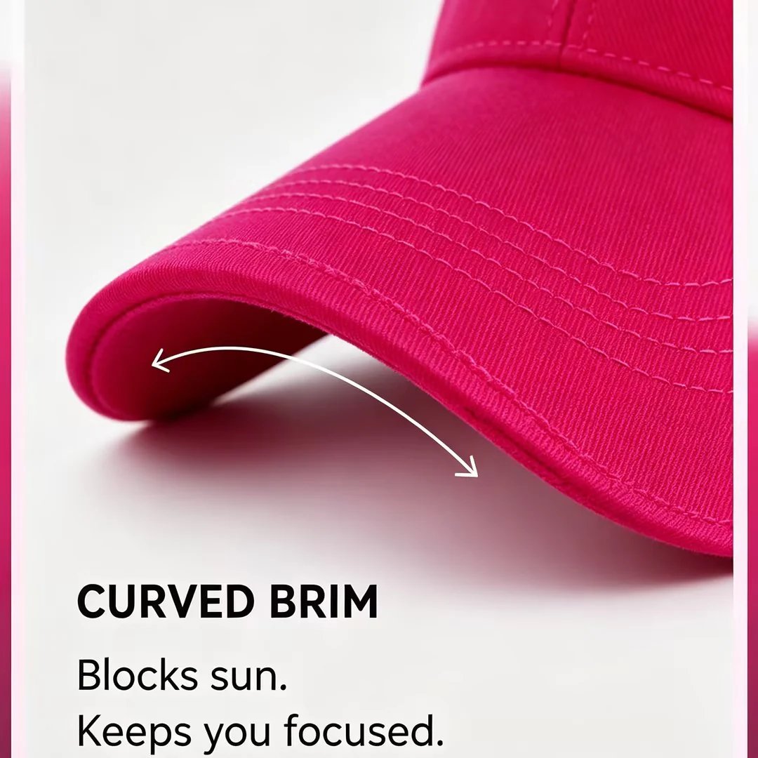 Magnetic Ponytail Cap – Sun Protection Meets Hair-Friendly Design 🧢💨
