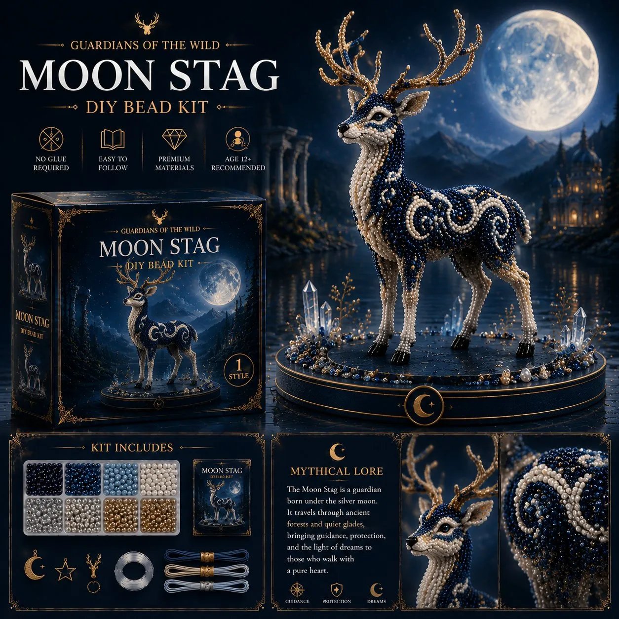 🎁3D Animal Guardian DIY Bead Kit Collection-Buy 2 Free Shipping