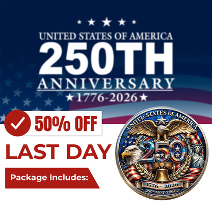 🔥Last Day 50% OFF🔥America 250 Years Commemorative Coin