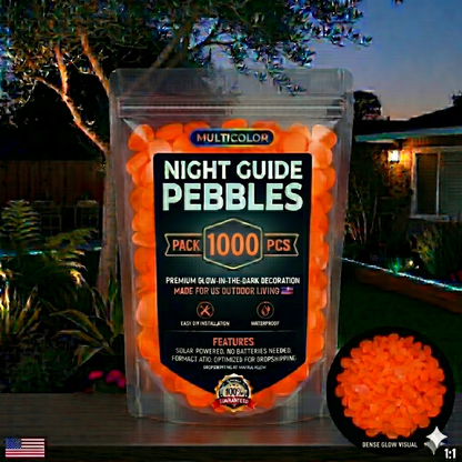 💥LAST DAY SALE 50%OFF💥🌈Colorful Glow-in-the-Dark Garden Stones