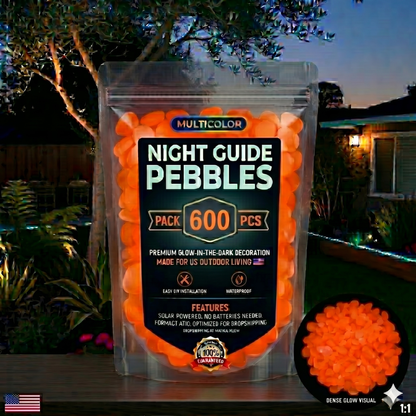 💥LAST DAY SALE 50%OFF💥🌈Colorful Glow-in-the-Dark Garden Stones