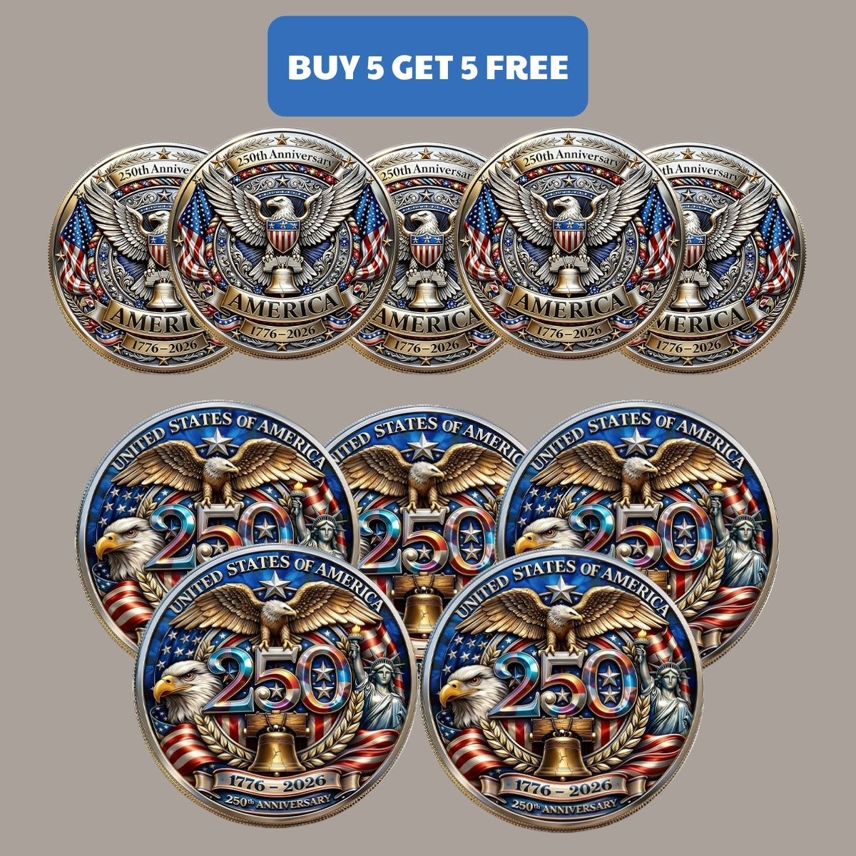 🔥Last Day 50% OFF🔥America 250 Years Commemorative Coin